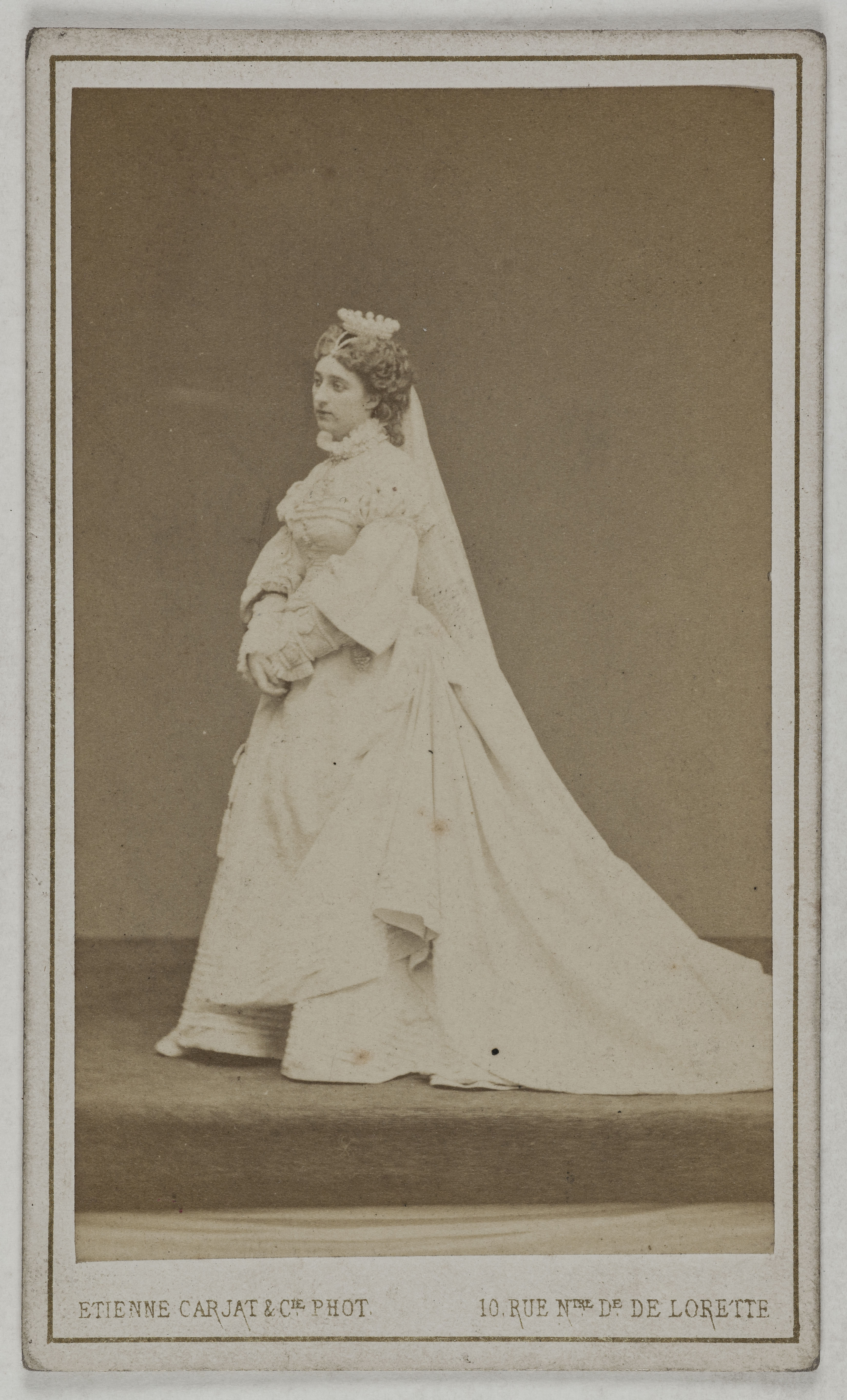 Carjat & Cie, Portrait de Dica-Petit, (née Déodice Petit), (v. 1841-1855), (actrice)