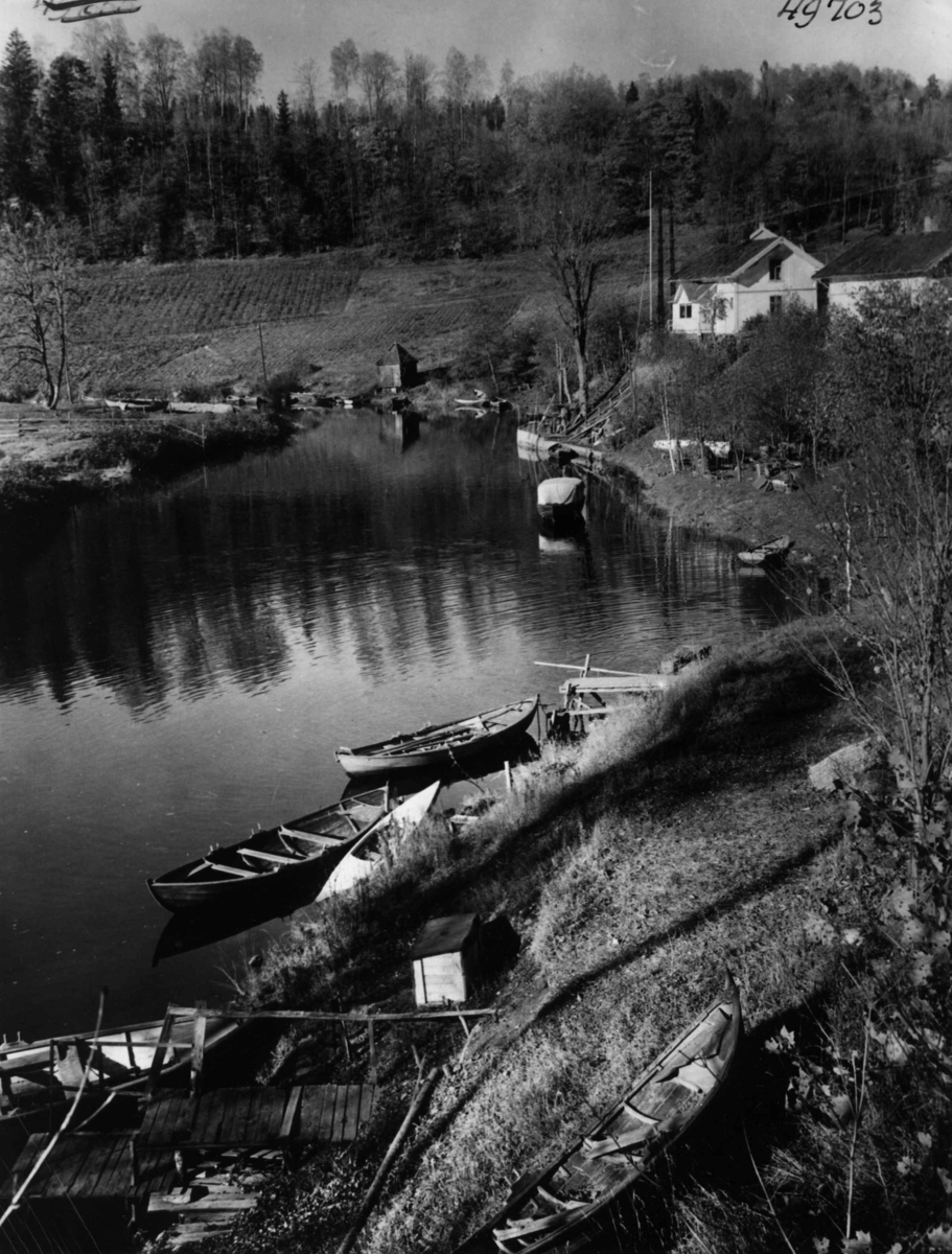 Anders Beer Wilse, Sandvikselva, samferdsel, båt.