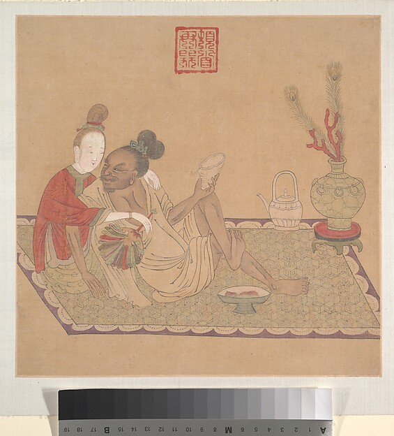 Unidentified artist, Tartar Officer with Blond Lady