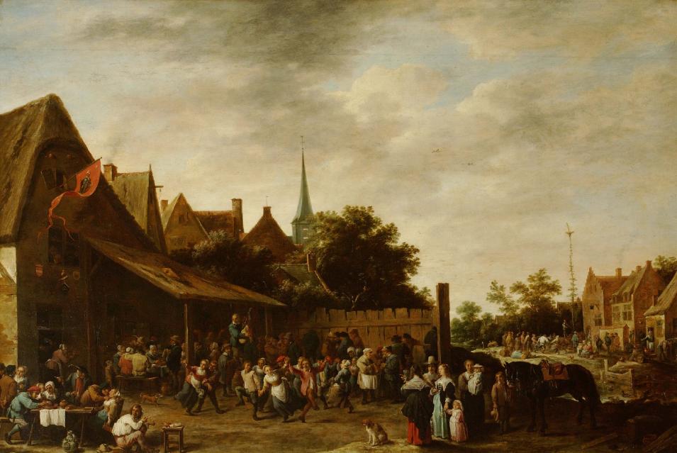 David Teniers the Younger, Kermis Outside an Inn