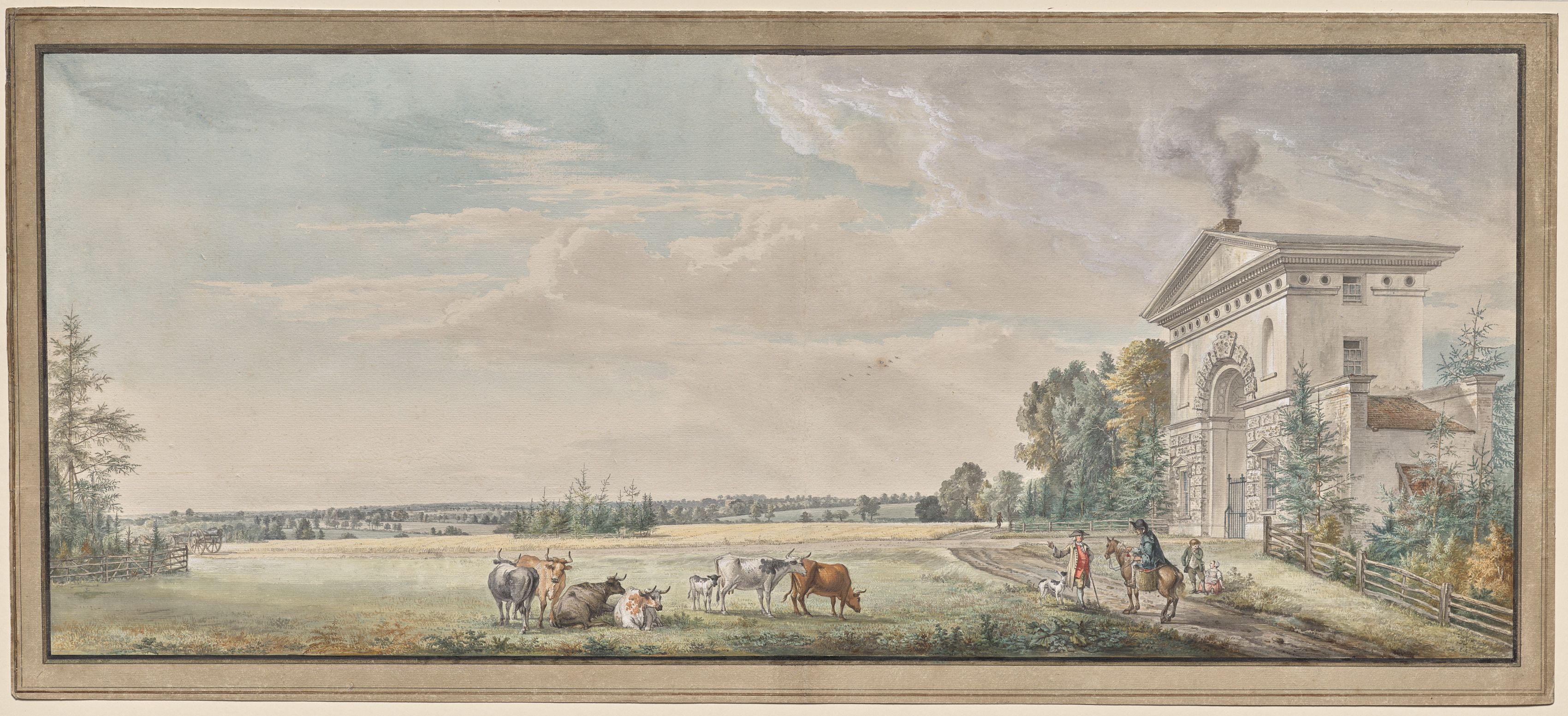 Paul Sandby, Luton Park, Bedfordshire