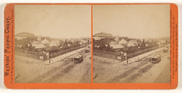 Carleton Watkins, [View of Woodward Gardens, San Francisco]