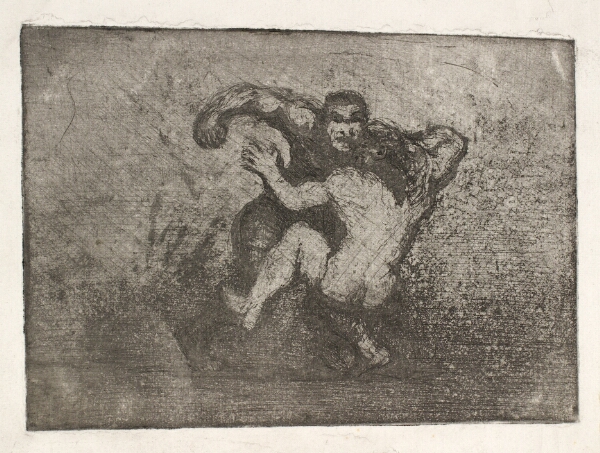 Oluf Hartmann, To mænd, der slås
