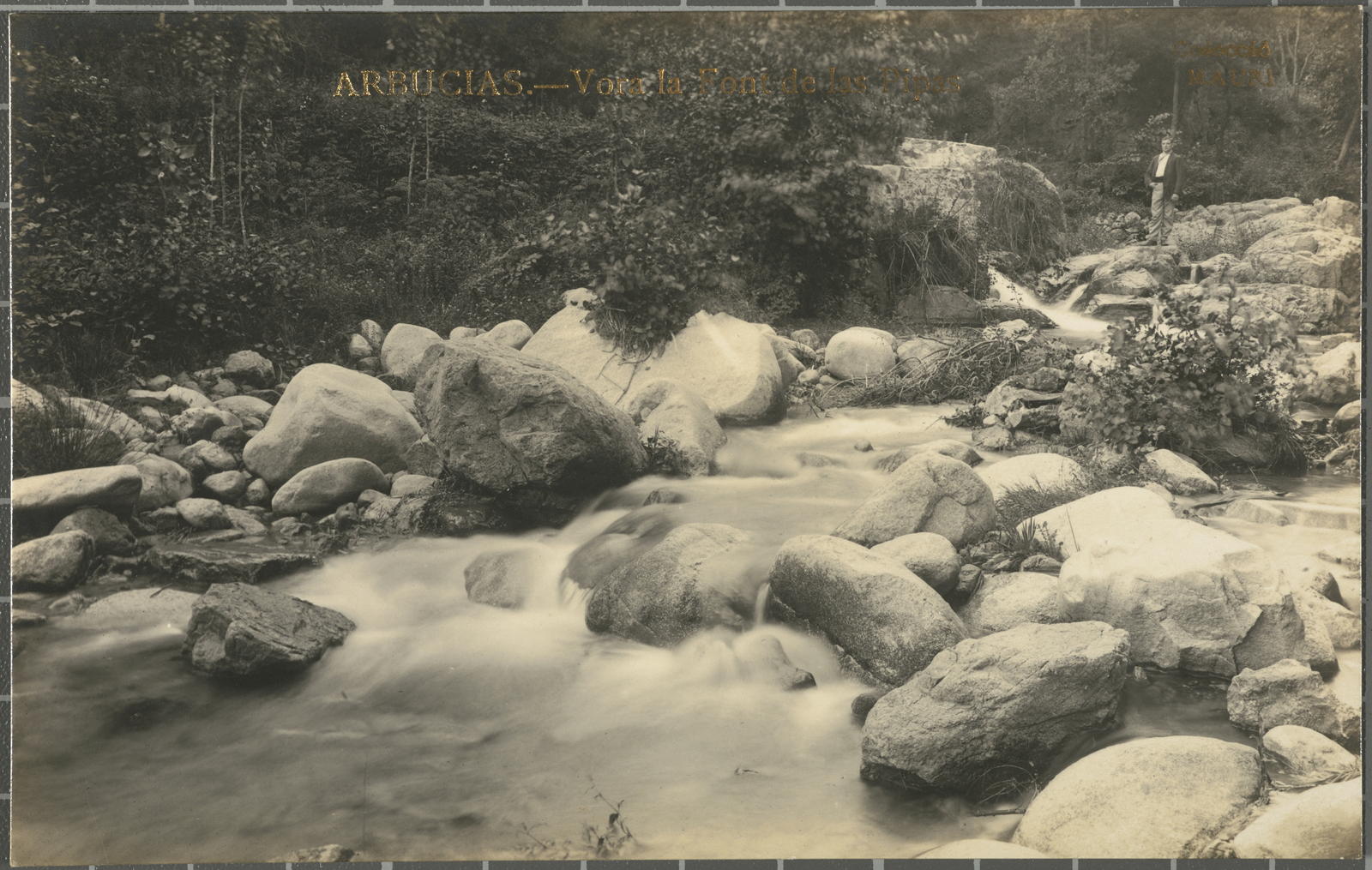 Amadeu Mauri Aulet, Arbucias.-Vora la Font de las Pipas