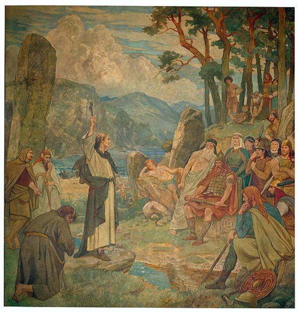 William Hole, The Mission of St Columba to the Picts A.D. 563