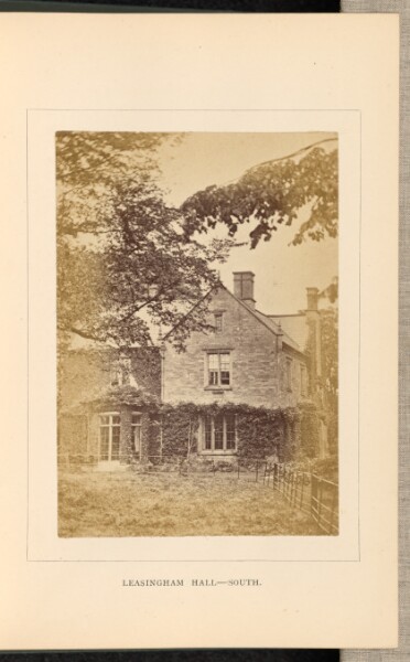 Unknown, Leasingham Hall - South