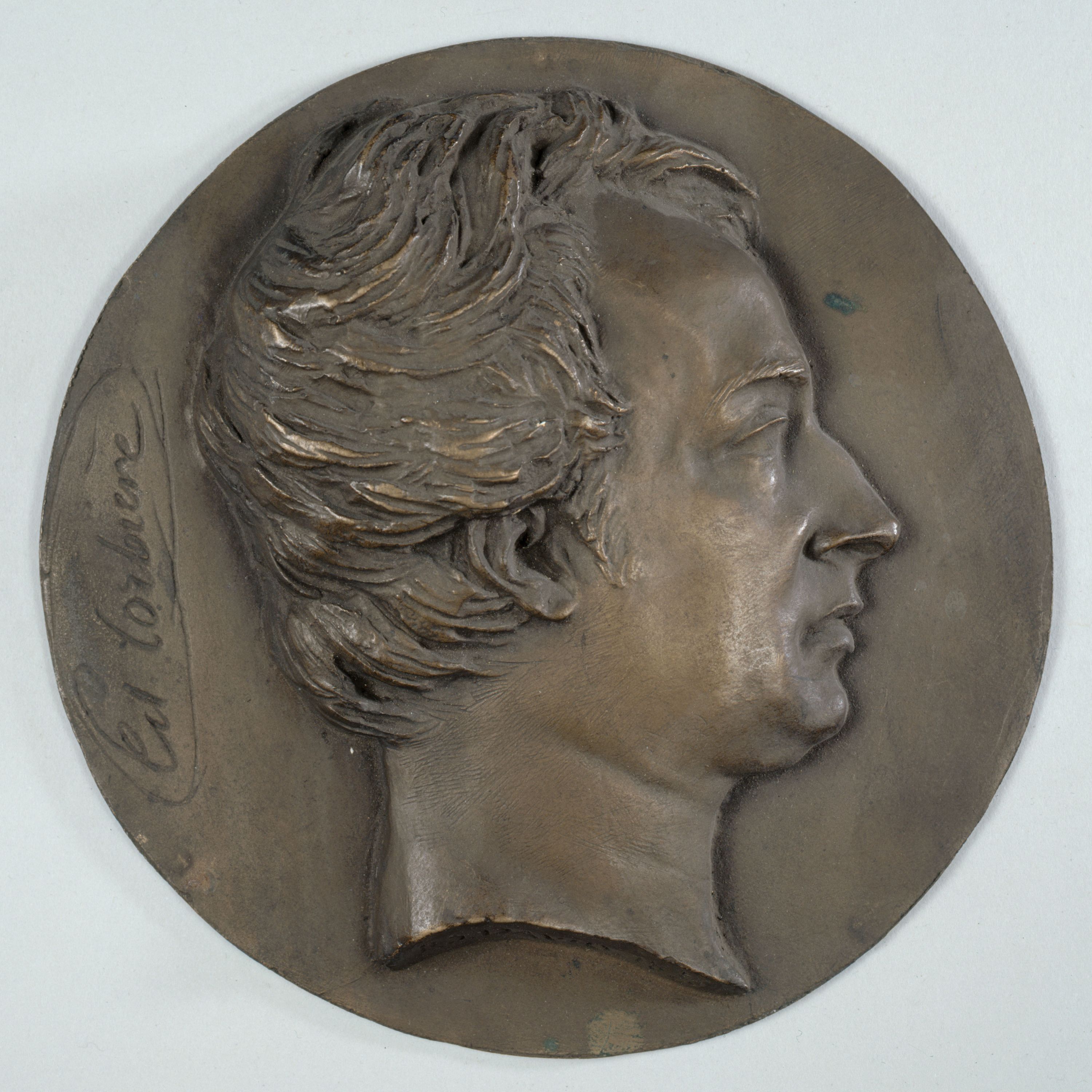 David d'Angers, Portrait d'Edouard Corbière (1793-1875), marin et écrivain