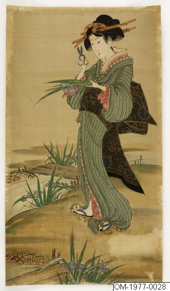 Kitagawa Kikumaro, Målning, Bildkonst, Painting