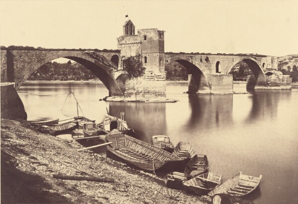Édouard Baldus, Saint Bénézet Bridge, Avignon