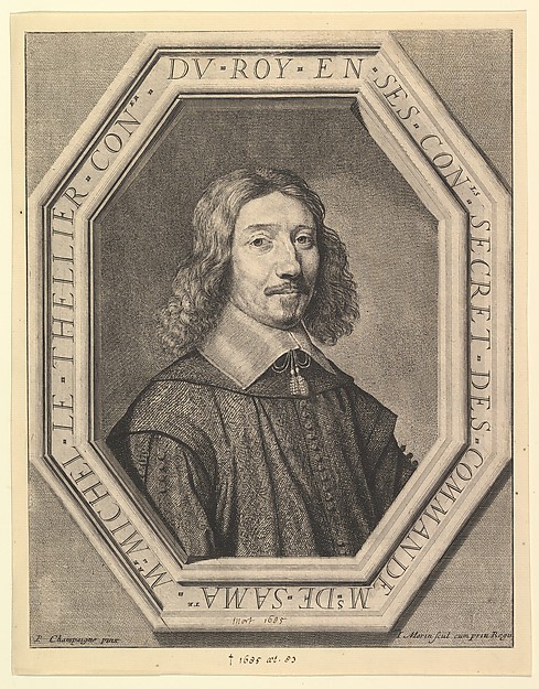 Jean Morin, Michel Le Tellier, conseiller du roi