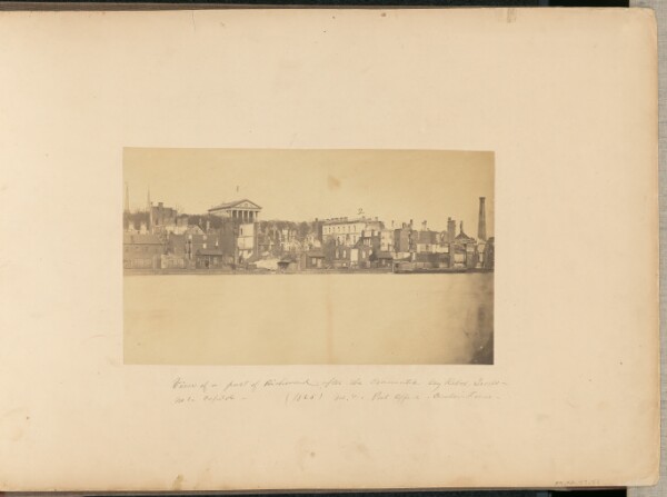 A. J. Russell, View of a part of Richmond after the Evacuation by Rebel Troops