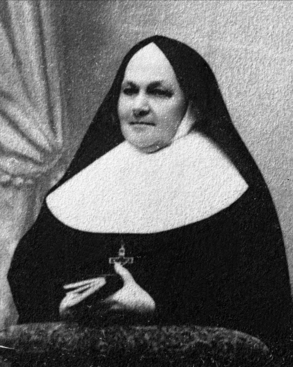 Gustav Borgen, Portrett, en nonne. Priorinne Leonie ved St.Joseph Hospital.