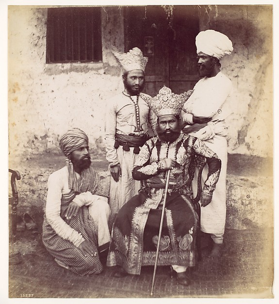Francis Frith, [Four East Indian Men]
