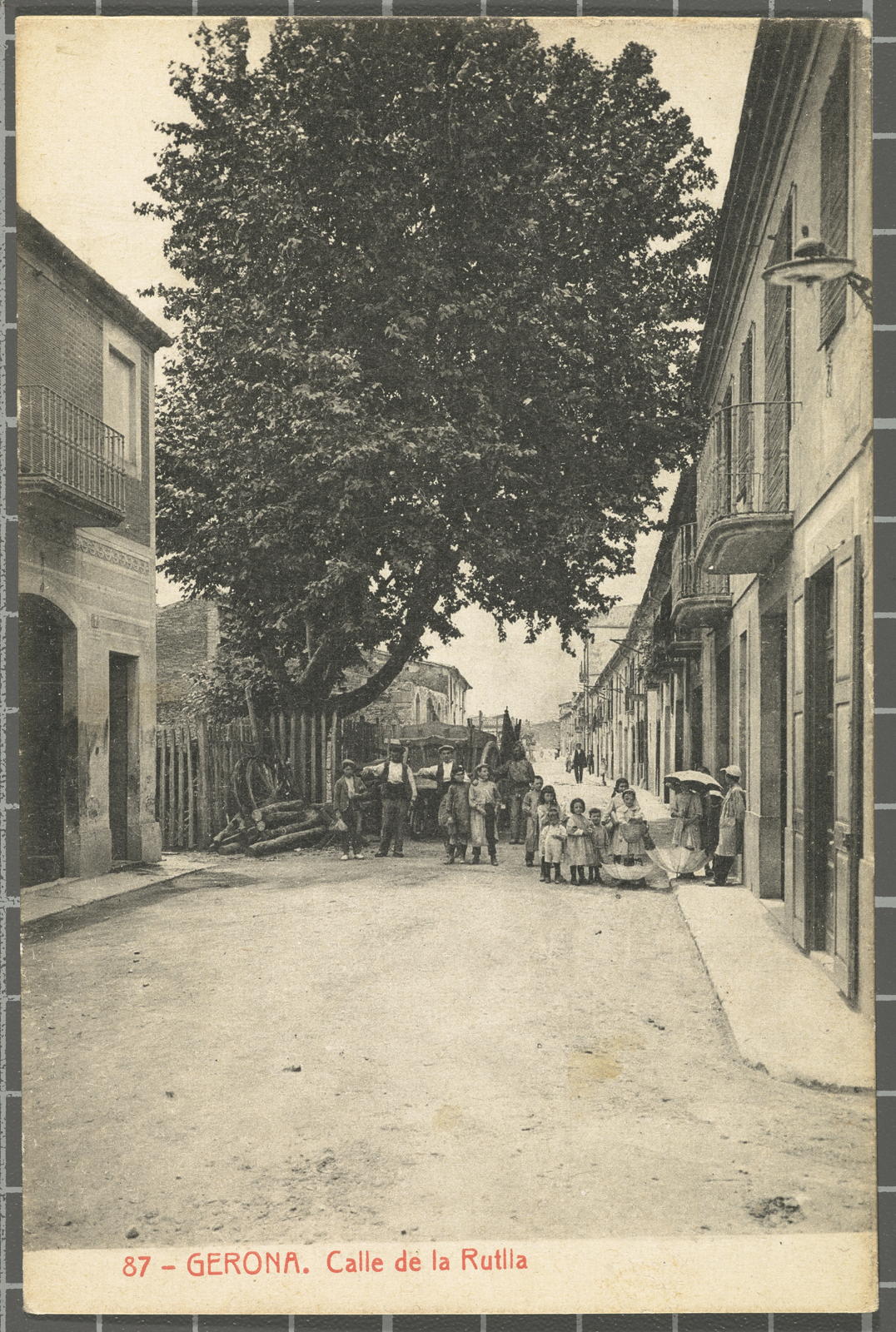 Desconegut, 87-Gerona. Calle de la Rutlla