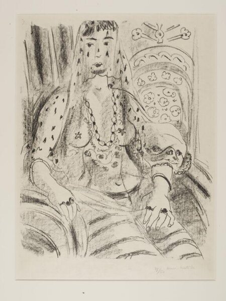 Henri Matisse, Odalisque au visage voilé