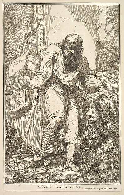 John Hamilton Mortimer, Gerard Lairesse, from "Fifteen Etchings Dedicated to Sir Joshua Reynolds"