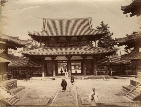 Unknown, Main gate of the Horyuji, Japan