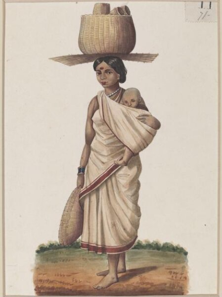 Unknown, A Basket-maker's wife