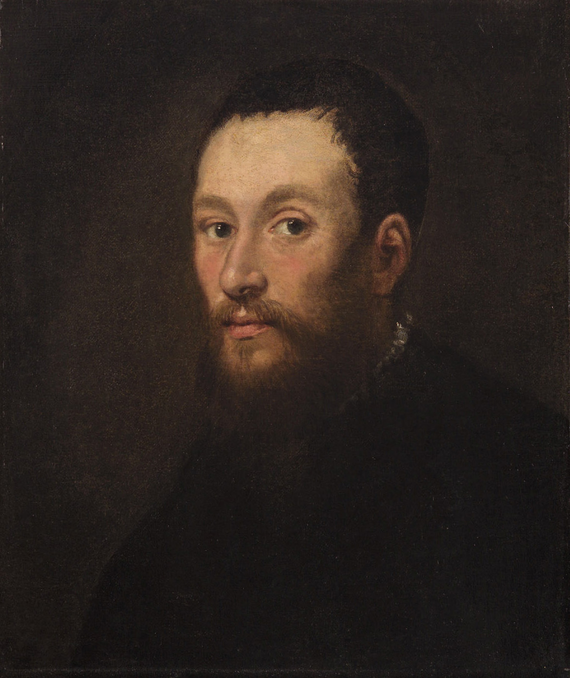 Jacopo Tintoretto, Bildnis eines jungen bärtigen Mannes