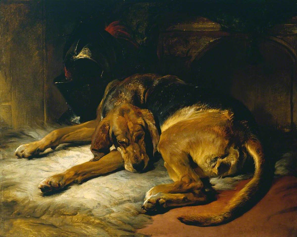 Edwin Landseer, Sleeping Bloodhound