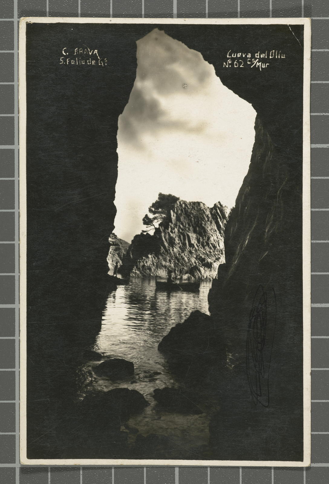 Ricard Mur Dargallo, C. Brava. S.Feliu de Gs. Cueva de Oliu - Nº62