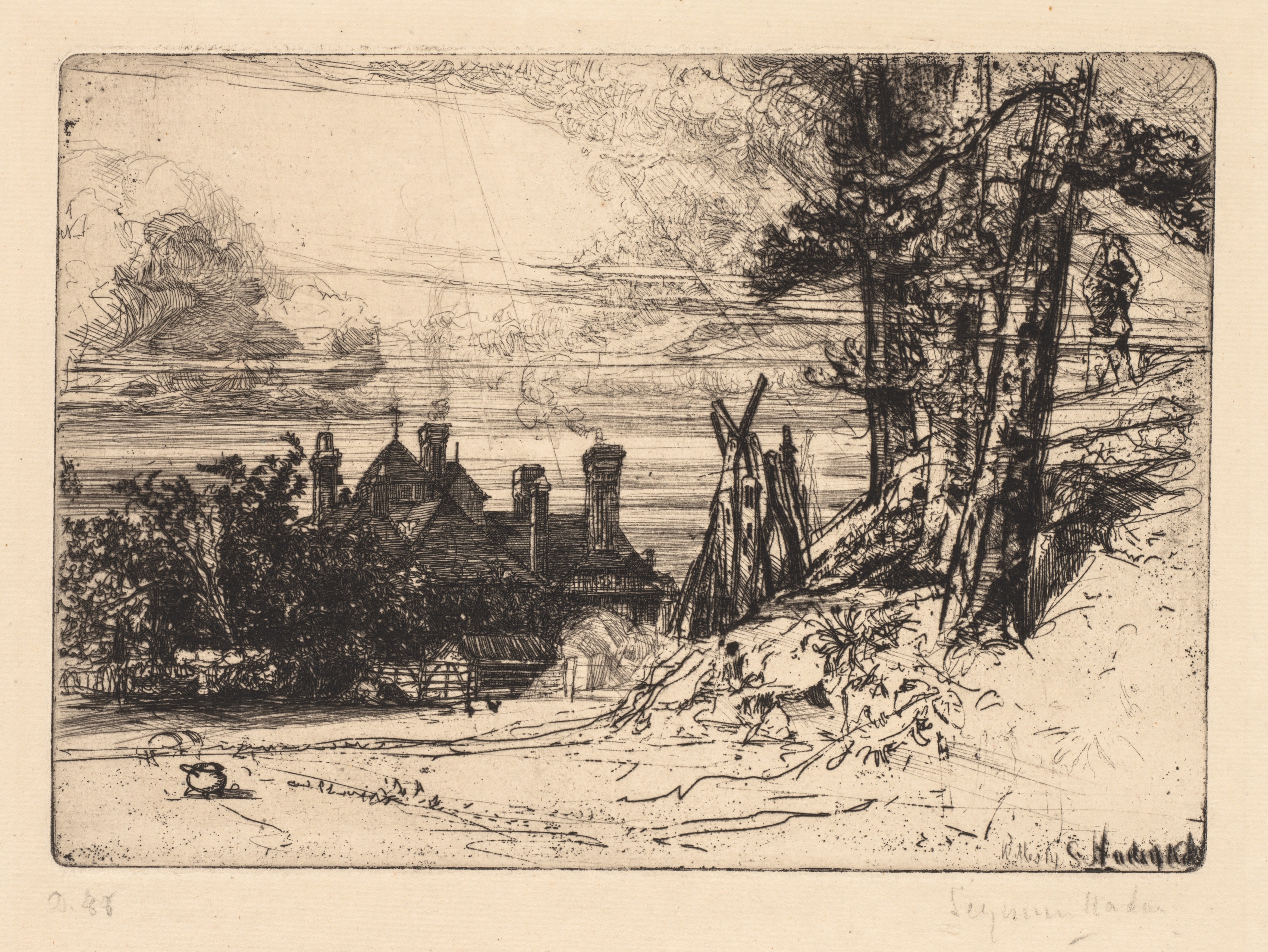 Francis Seymour Haden, Horsley’s House at Willesley