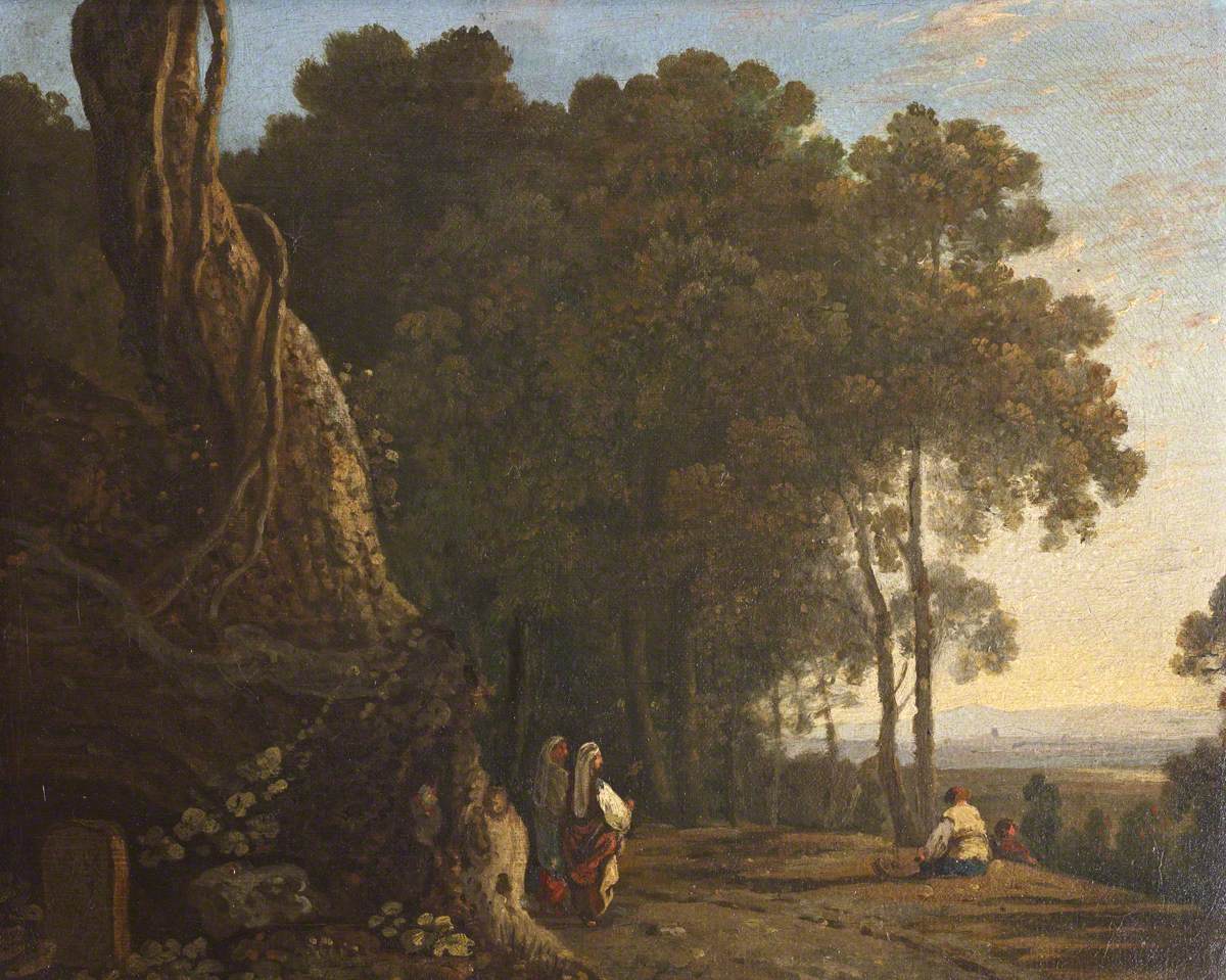 Richard Wilson, Gypsies at the Entrance to a Wood