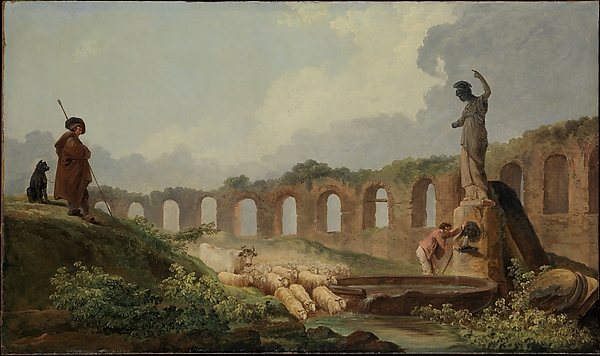 Hubert Robert, Aqueduct in Ruins