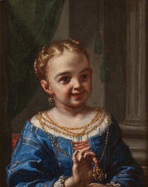 Antonio Amorosi, Flicka visande ett smycke