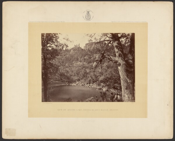 Timothy H. O'Sullivan, View on Apache Lake, Sierra Blanca Range, Arizona