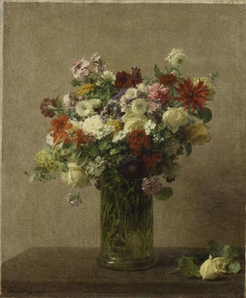 Henri Fantin-Latour, Flowers from Normandy
