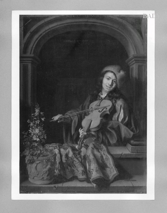 Gerrit Dou, Geigenspieler am Fenster
