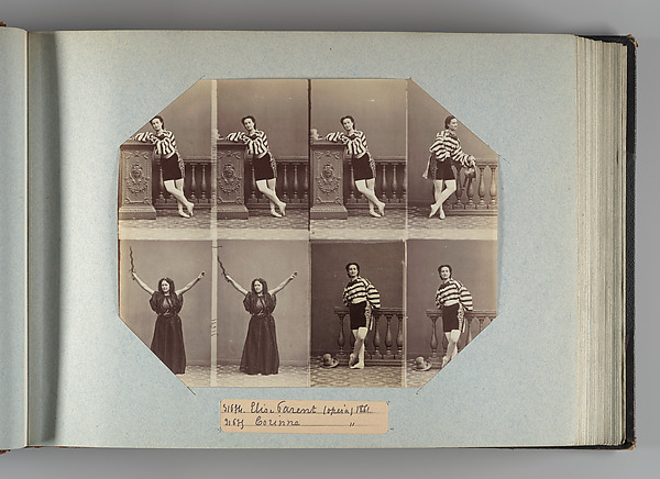 André-Adolphe-Eugène Disdéri, Elise Parent; Corinne