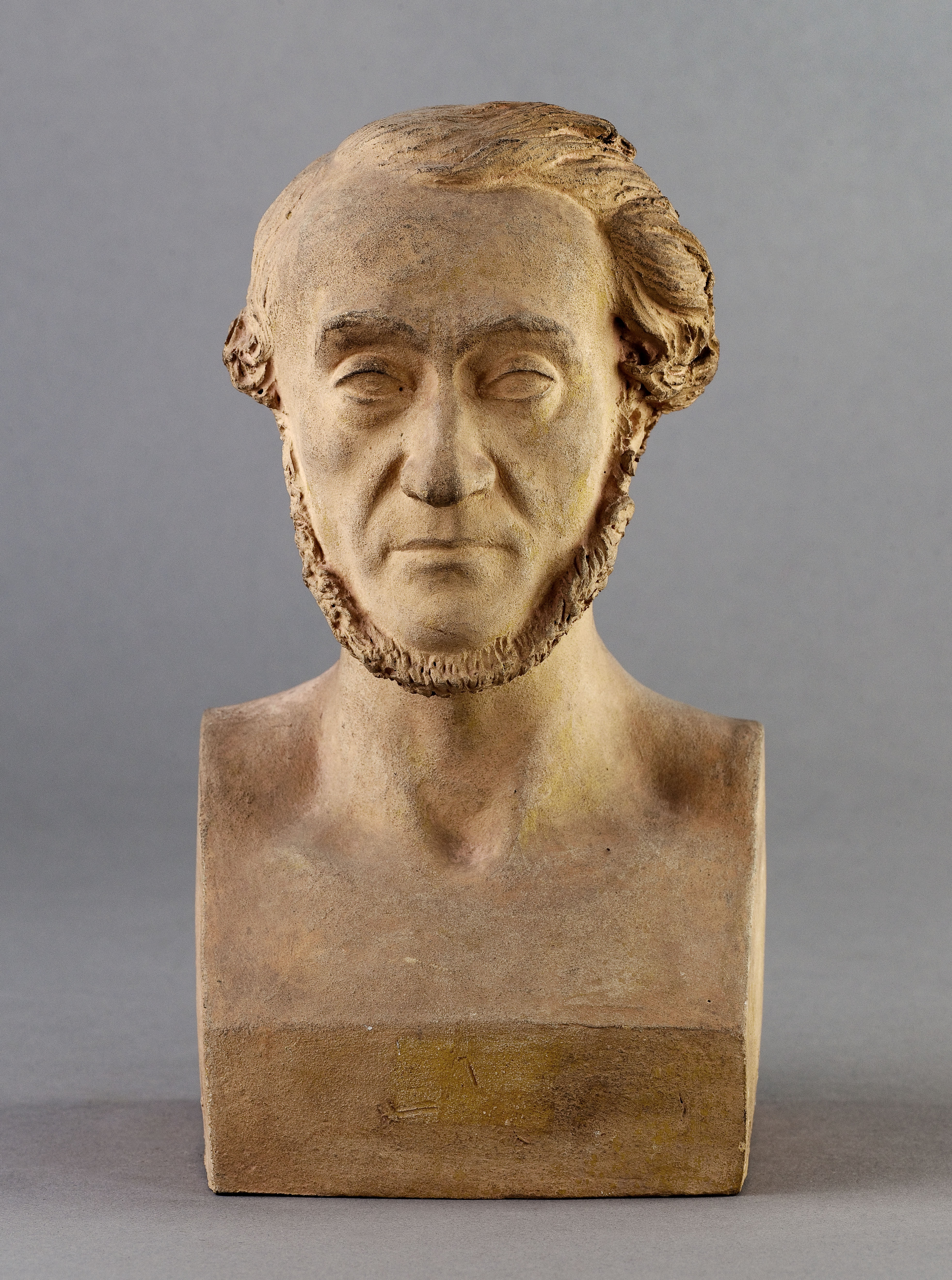 Jean Pierre Dantan, Portrait sérieux du médecin Flon.