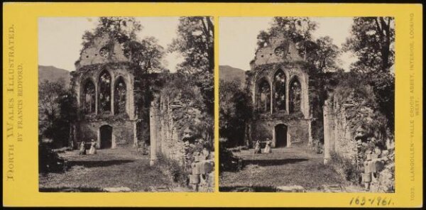 Francis Bedford, Llangollen - Valle Crucis Abbey, Interior, looking west