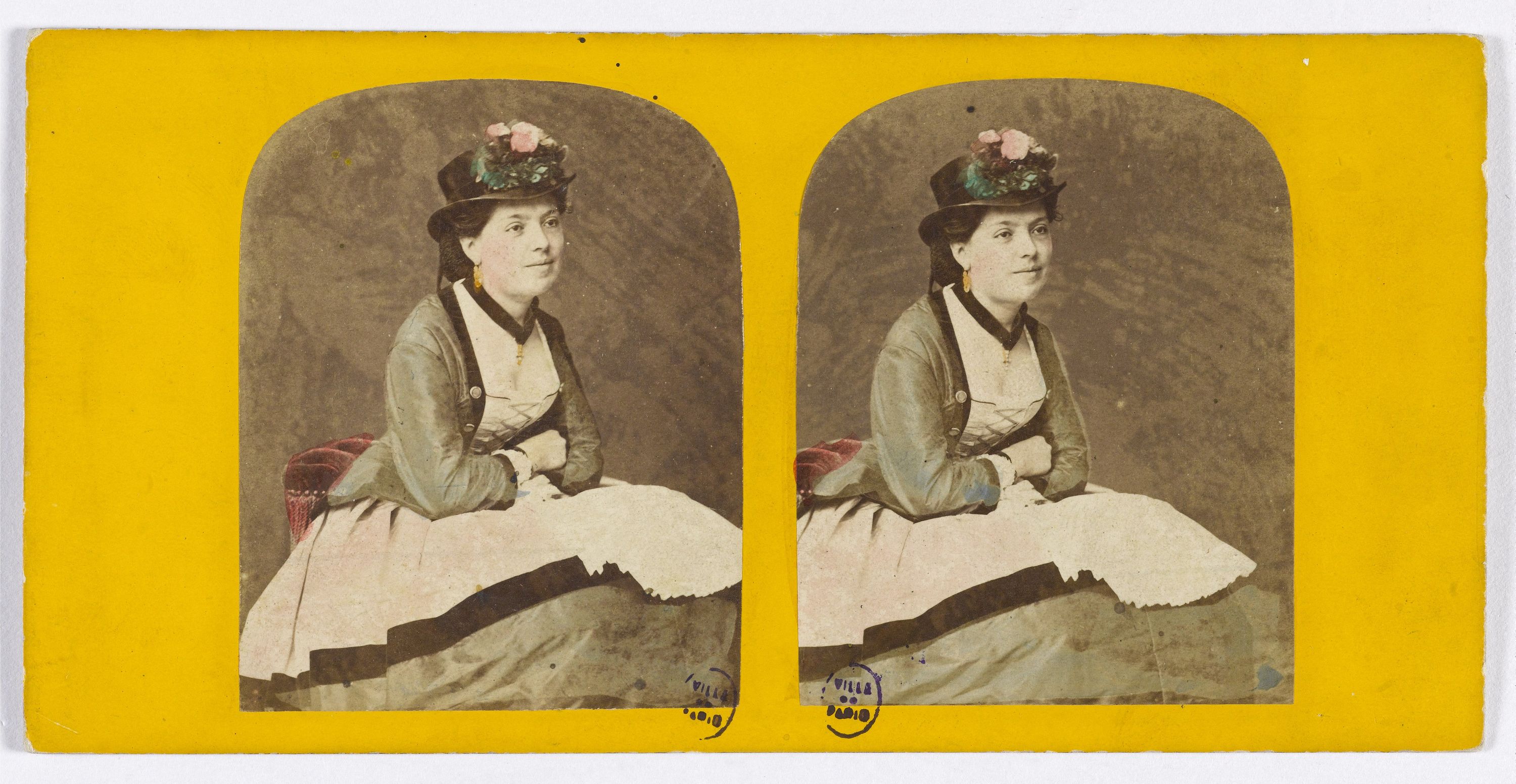 Anonyme, Portrait de Marie Leroux, actrice au théâtre Dejazet.