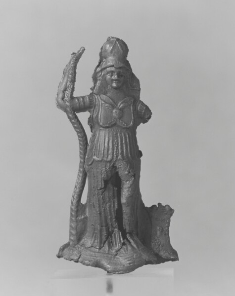 Unknown, Statuette of Athena Wearing a Helmet