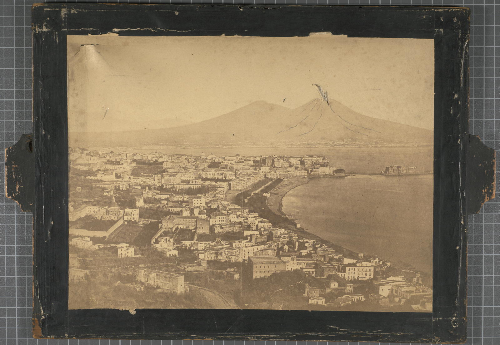 Desconegut, Panorama e Vesuvio. Napoli Naya, C.