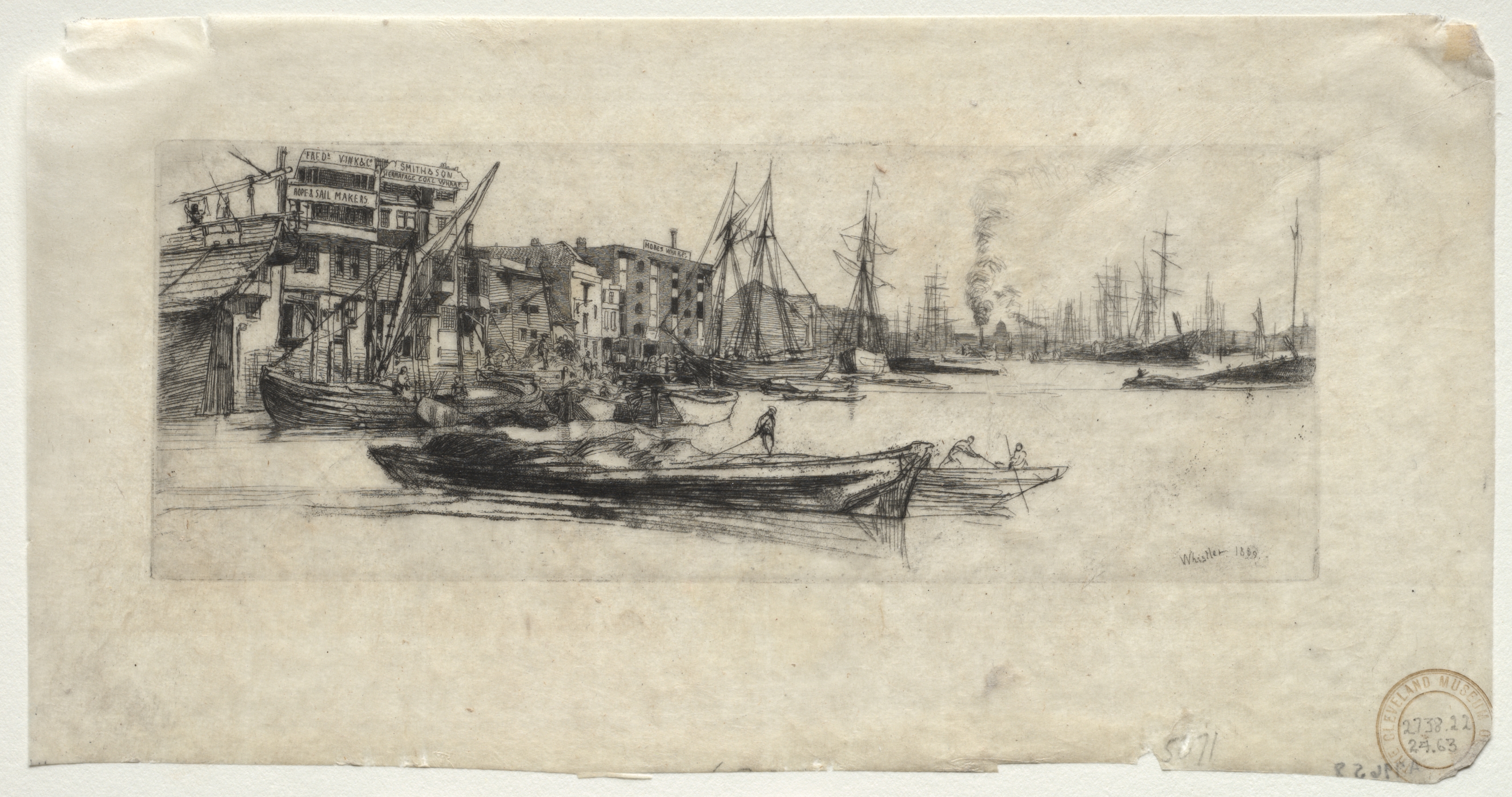 James McNeill Whistler, Thames Warehouse