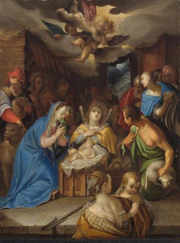 Hans von Aachen, The Adoration of the Shepherds
