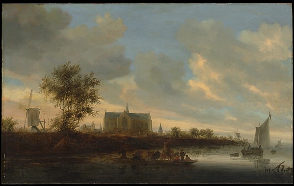 Salomon van Ruysdael, View of the Town of Alkmaar