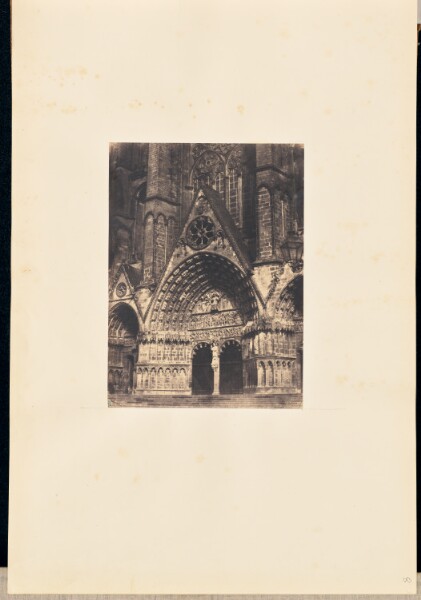 Louis-Alphonse Davanne, [Facade of Bourges Cathedral]