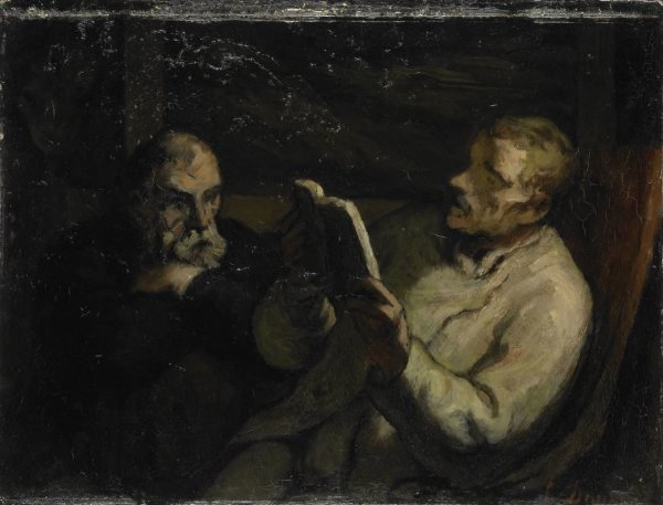 Honoré Daumier, The Reading