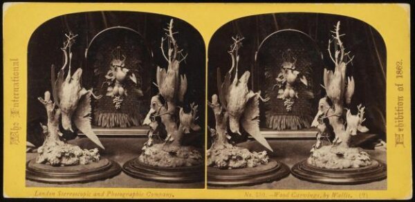 Unknown, Wood carvings by Wallis at the 1862 Great Exhibition