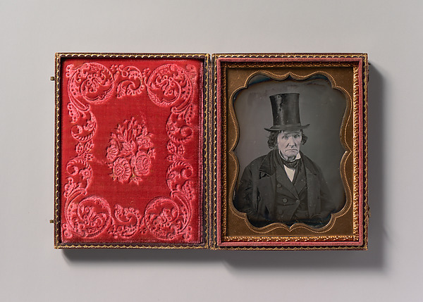 Unknown, [Older Man Wearing Top Hat and Coat]
