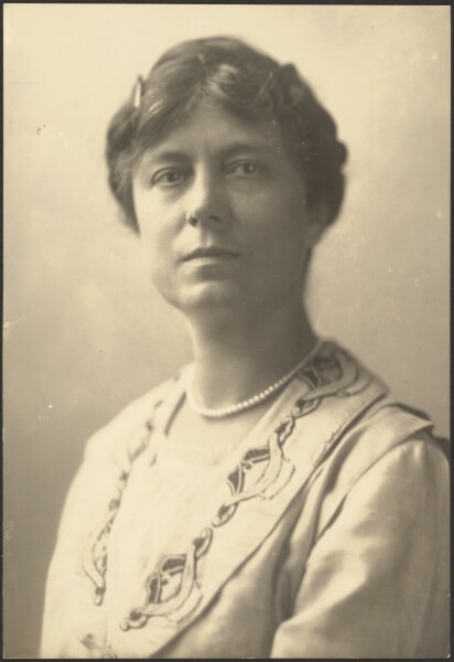 Louis Fleckenstein, [Portrait of a Woman with Applique Collar]