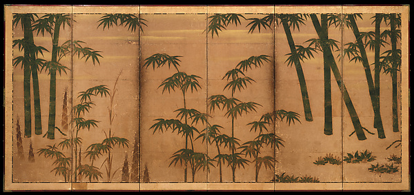 Tosa Mitsunobu, Bamboo in the Four Seasons