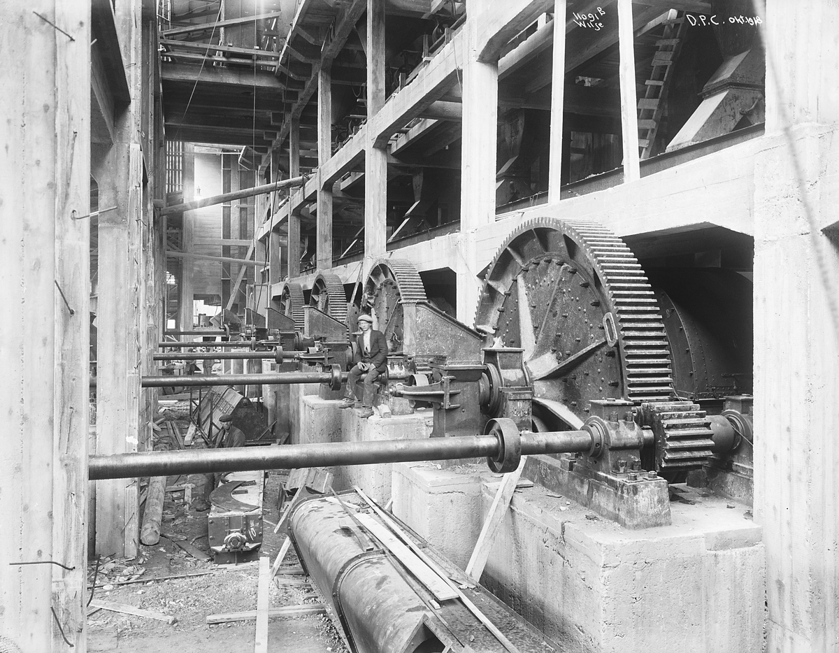 Anders Beer Wilse, Prot: Dalen Portland Cement, Brevik Tekst på bildet: D.P.C. okt 1918