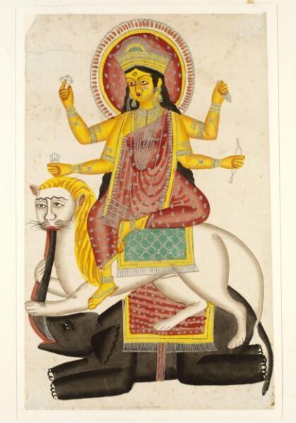 Unknown, Durga as Jagaddhatri