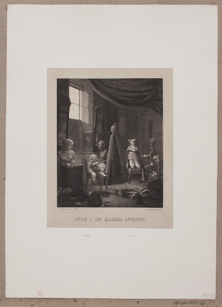 Adolph Kittendorff, Børn i en malers atelier